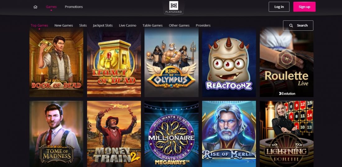 PlayGrand Casino Games
