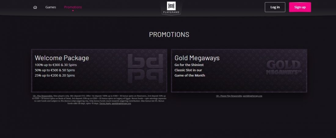 PlayGrand Casino Welcome Bonus