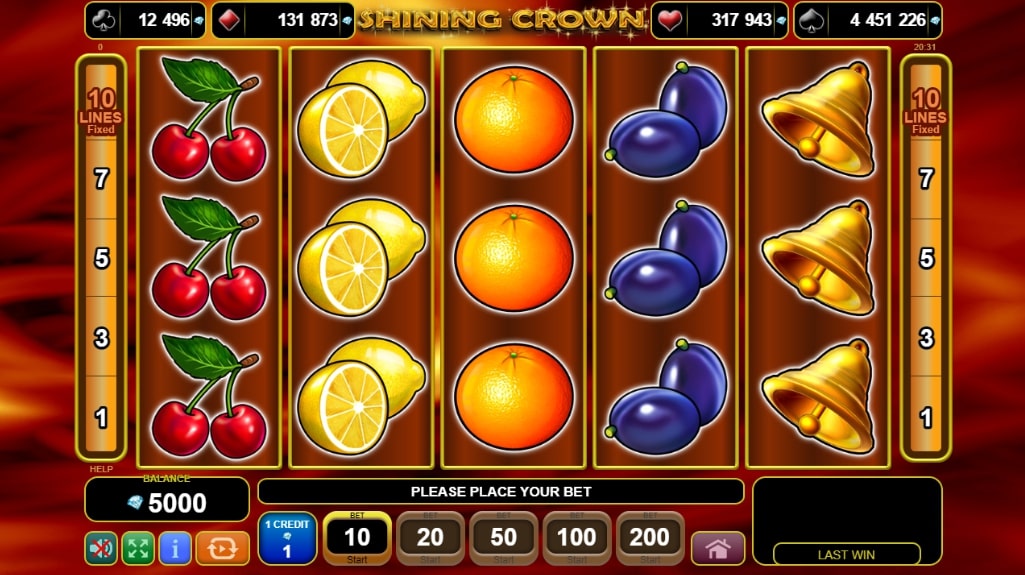 Shining Crown slot machine