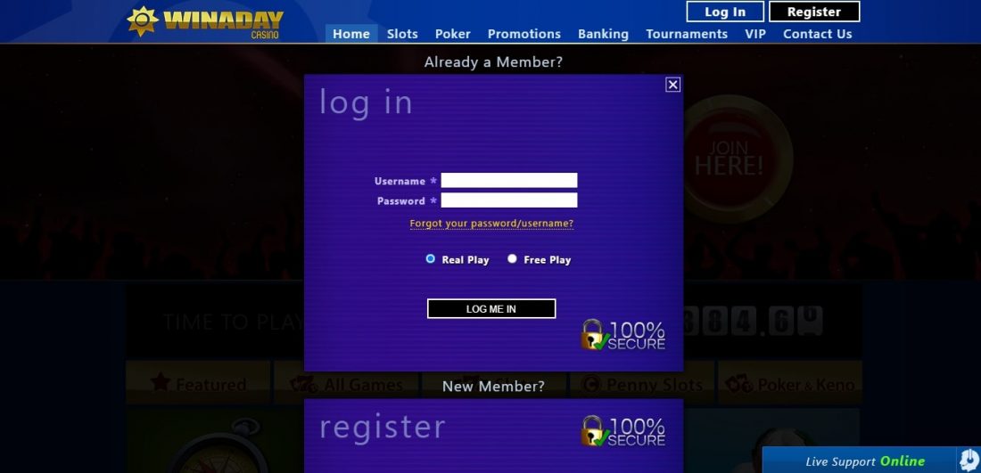 Win A Day mobile