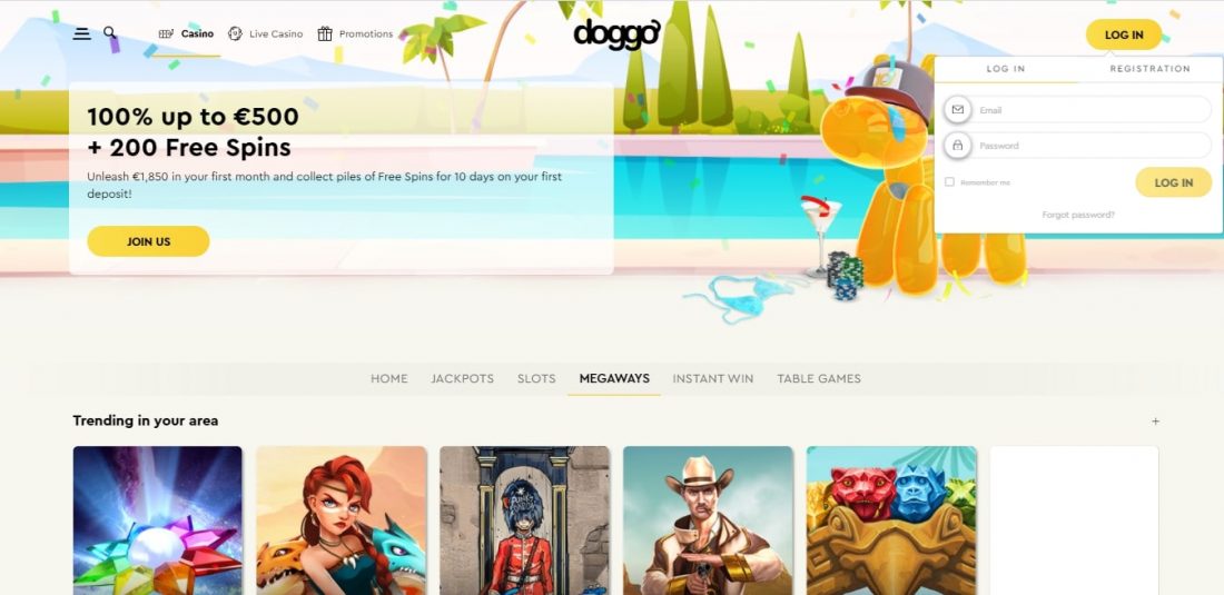 Doggo Casino Login Process