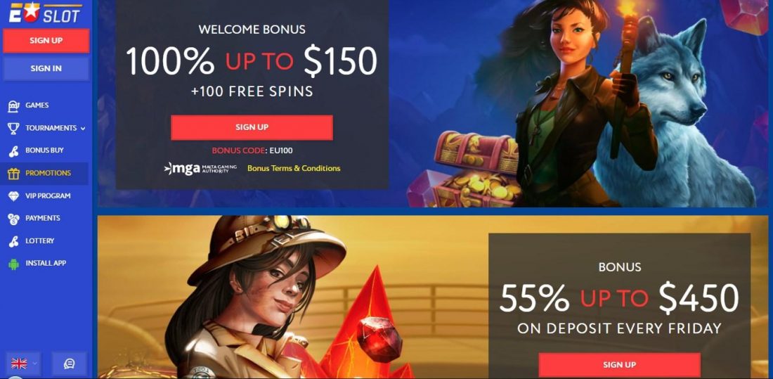 EU Slot promotions