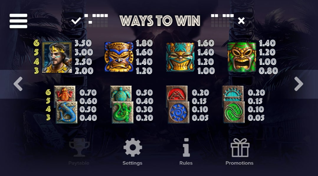 Tahiti Gold Slot Win