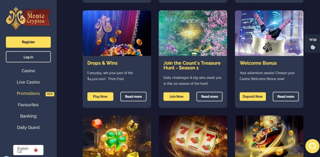 MonteCryptos promotions