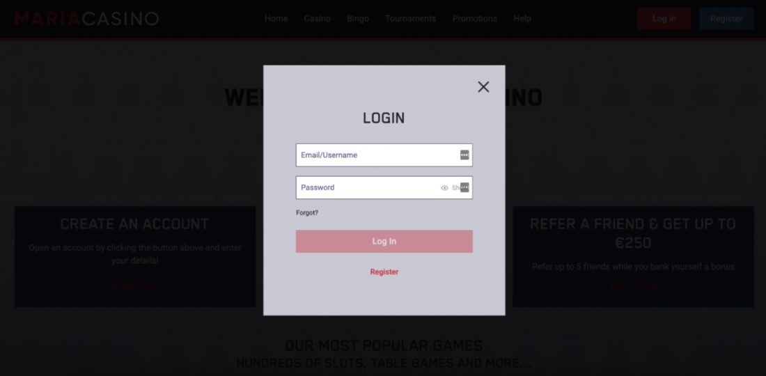 maria casino gratis spinn