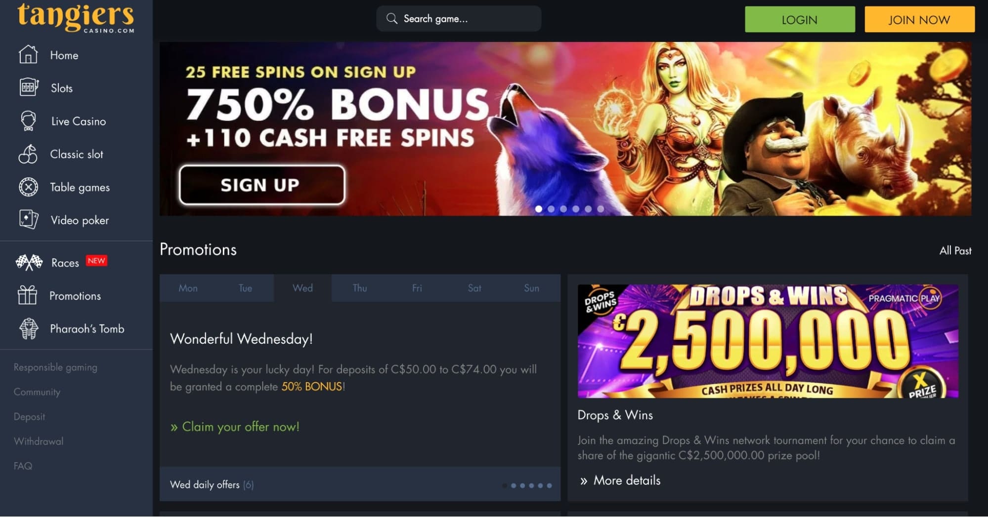 Tangiers Casino Review 2022 Get No Deposit Bonus & Free Spins