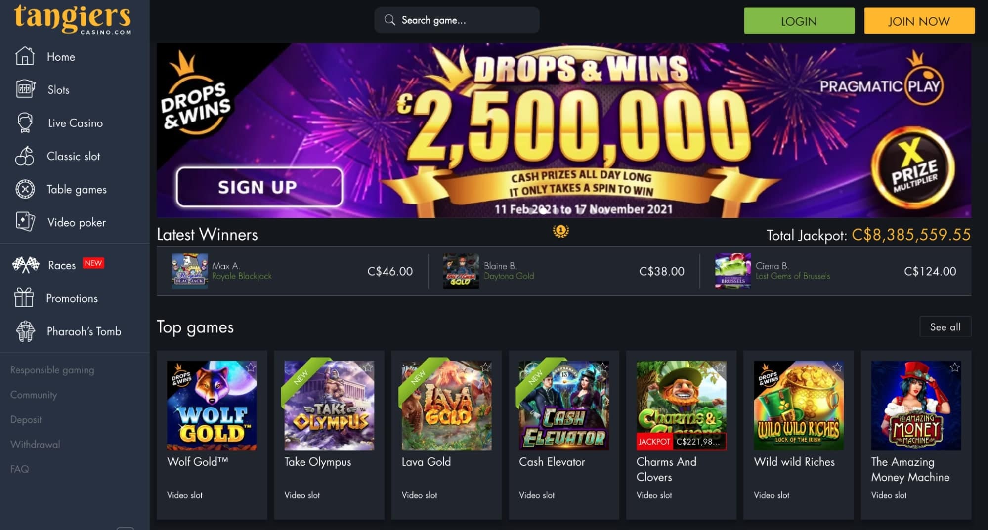 Tangiers Casino Review 2022 - Get No Deposit Bonus & Free Spins