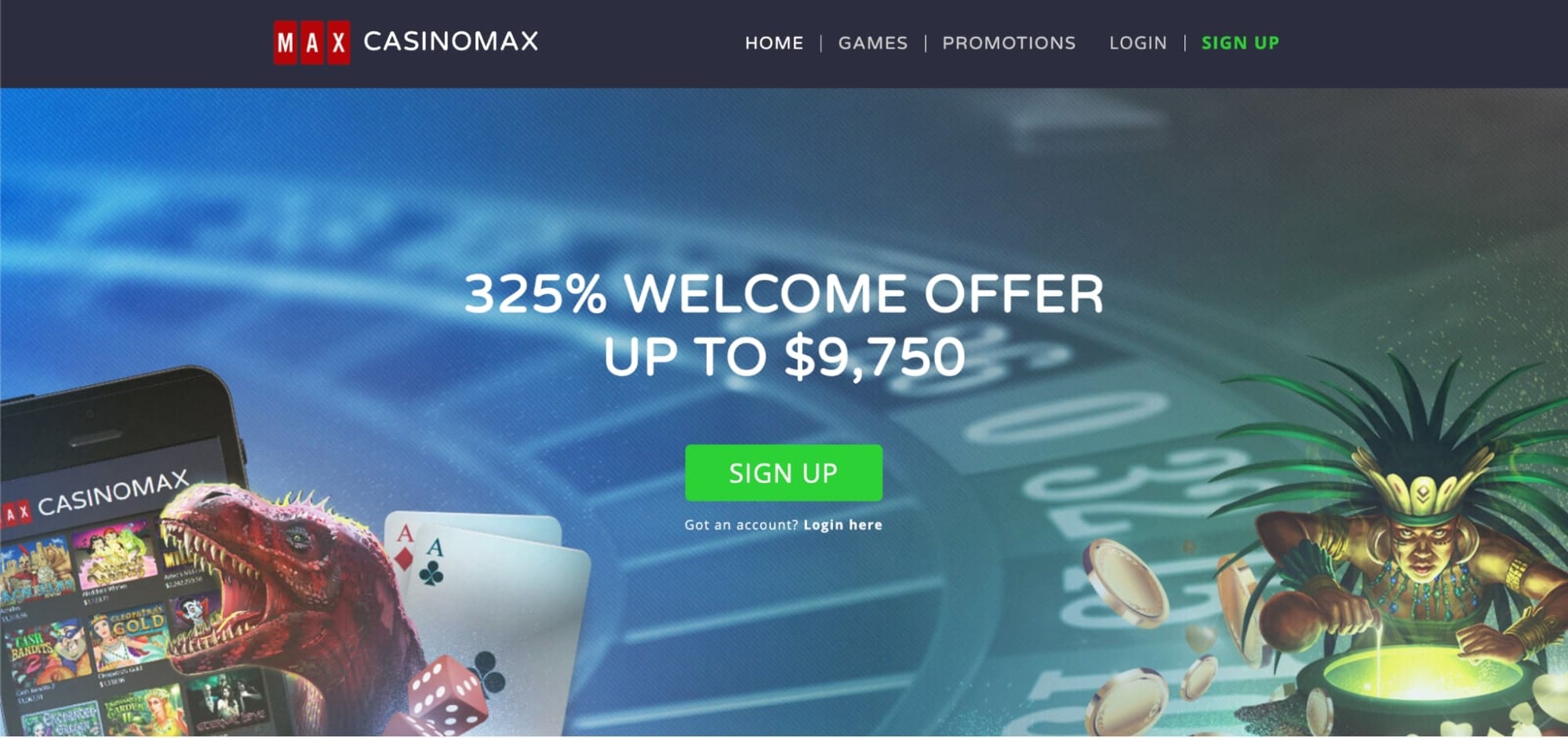 CasinoMax Review 2022 Get No Deposit Bonus & Free Spins
