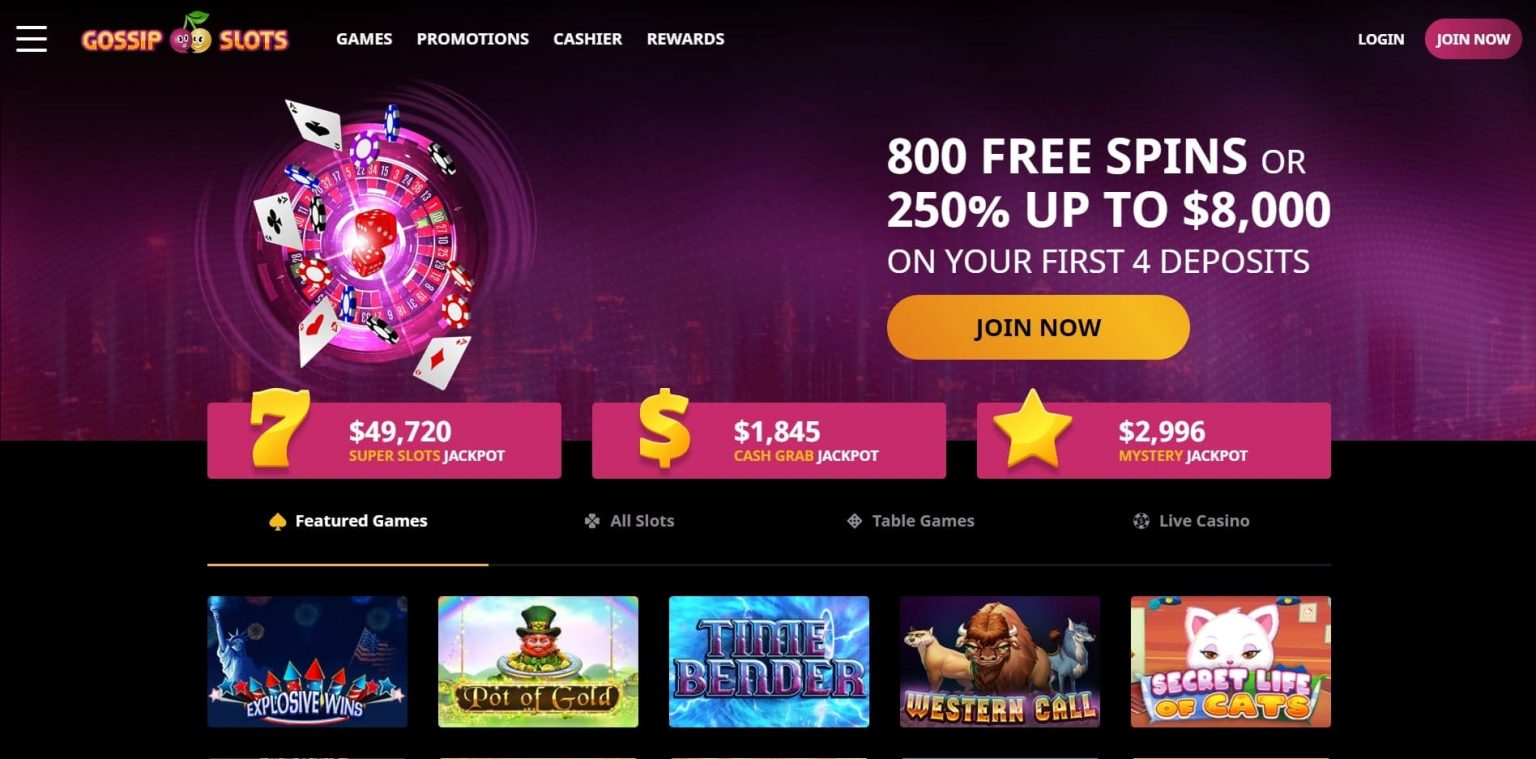 Gossip Slots Casino Review 2022 Get No Deposit Bonus & Free Spins