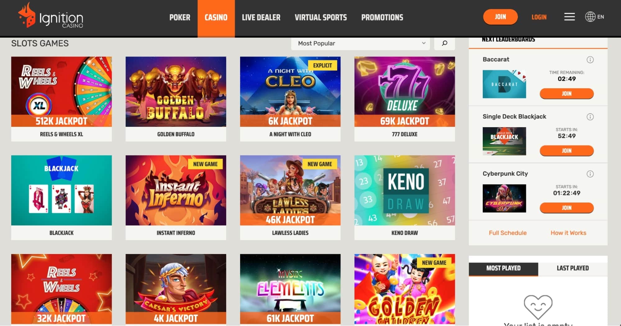 Ignition Casino Review 2022 Get No Deposit Bonus & Free Spins