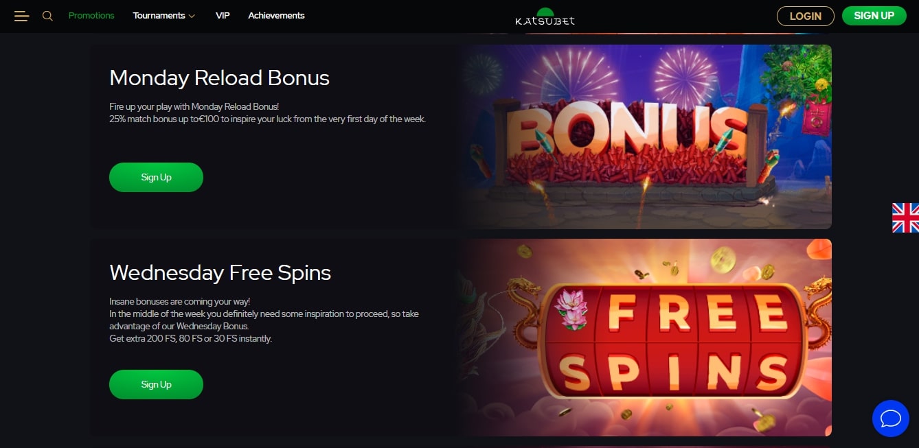 KatsuBet Casino Review 2022 Get No Deposit Bonus & Free Spins