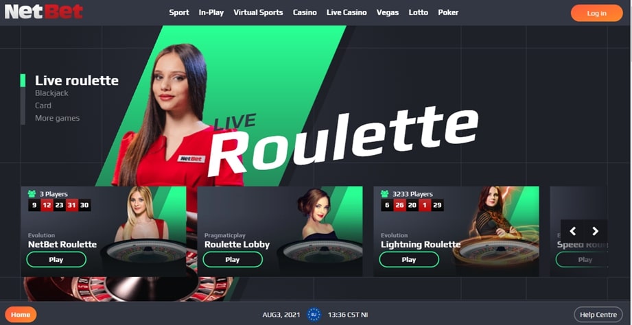 Netbet Casino Roulette