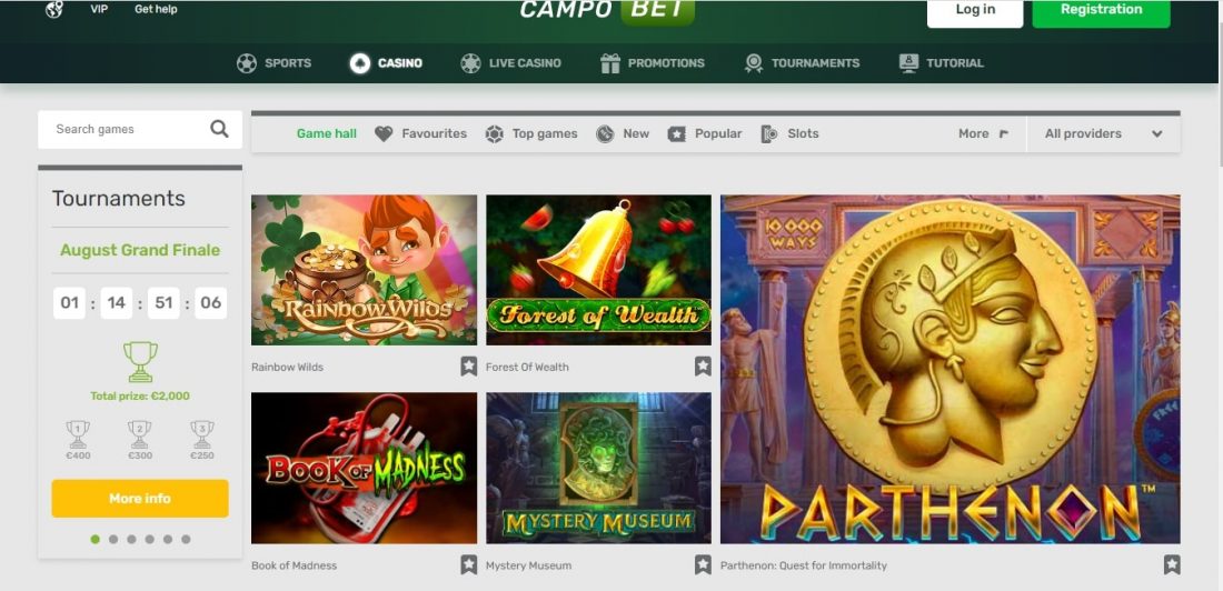CampoBet Casino Games