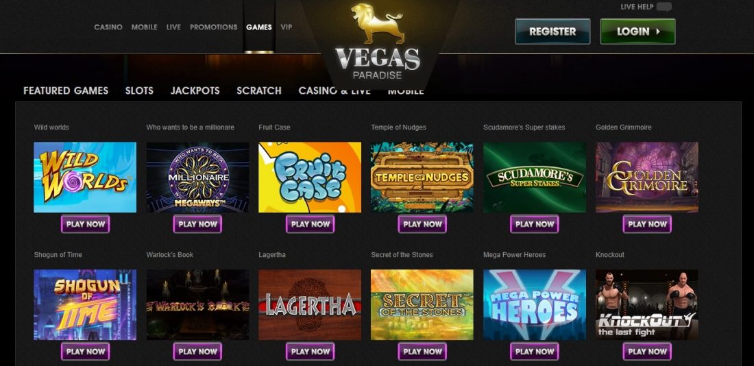 Vegas Paradise Games