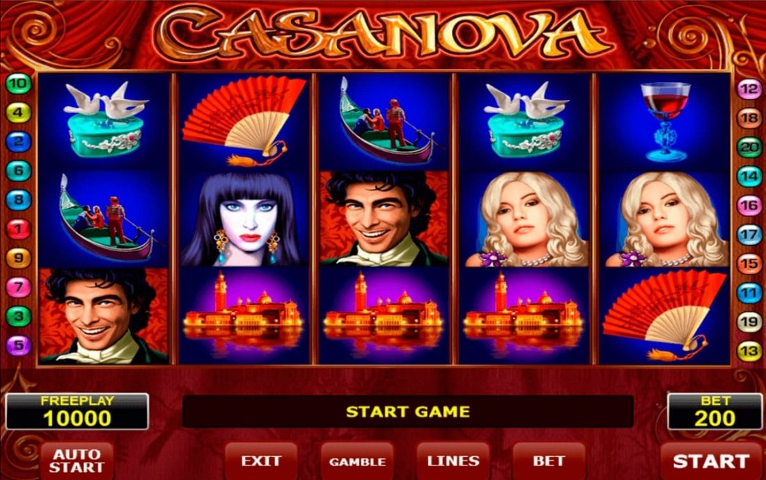 Casanova Slot game