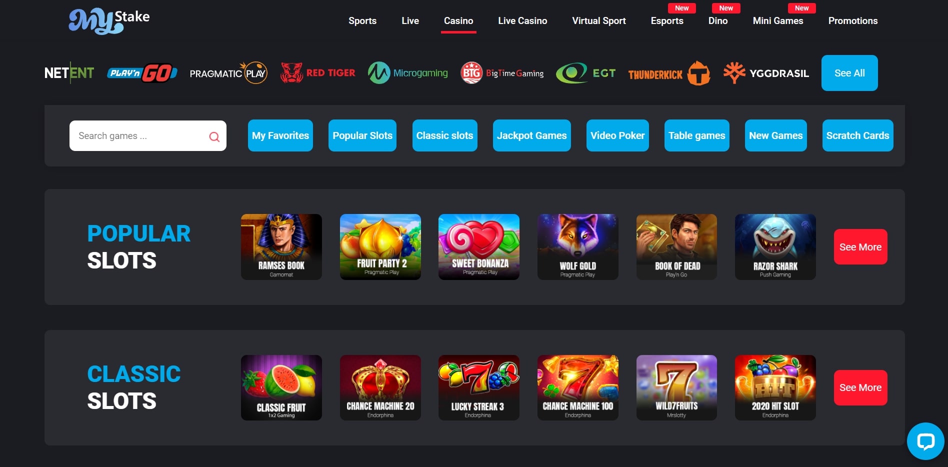 New Casino Mobile 2023 Launch Mystake Casino Games