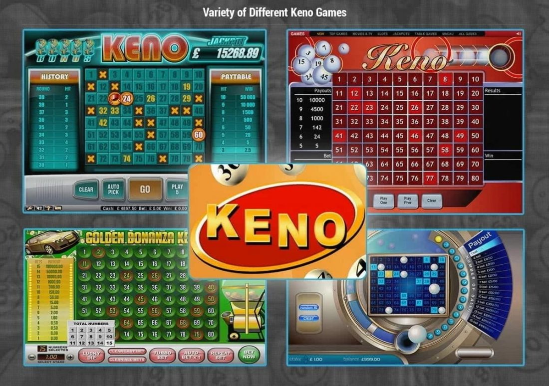 types of keno