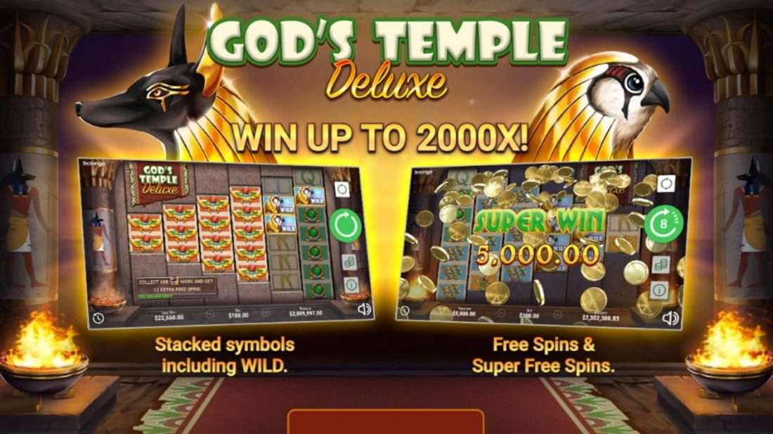Gods Temple Deluxe Slot