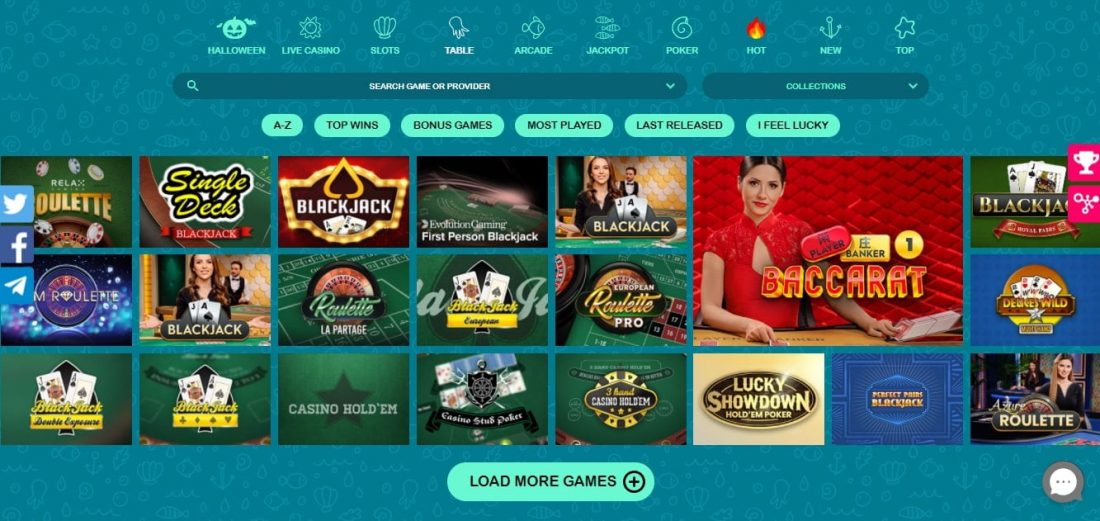 LotaPlay Casino Table Games