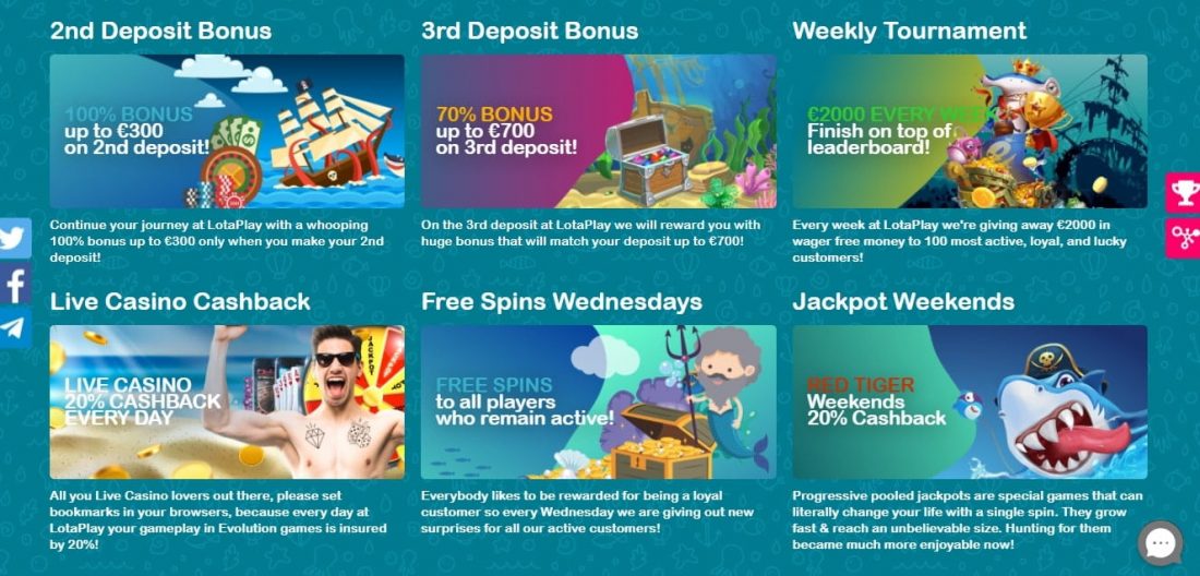 LotaPlay Casino Welcome Bonus