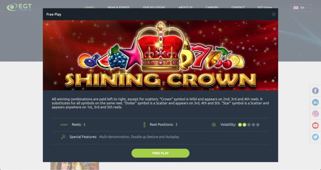 Shining Crown Slot 
