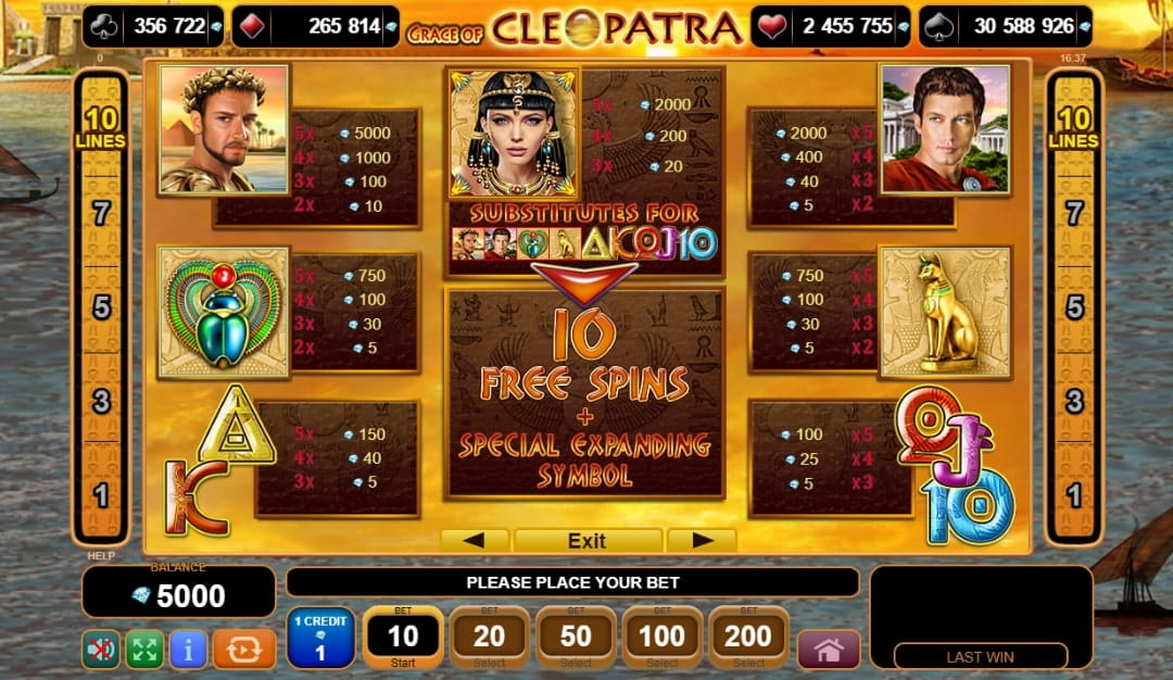 Grace of Cleopatra Game
