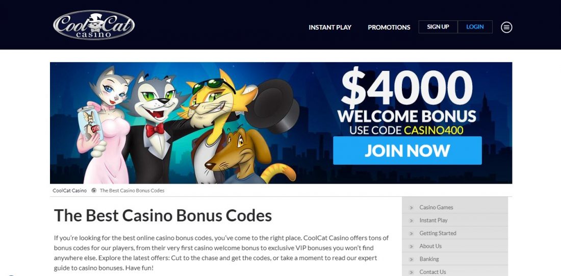 Cool Cat Casino Promotions