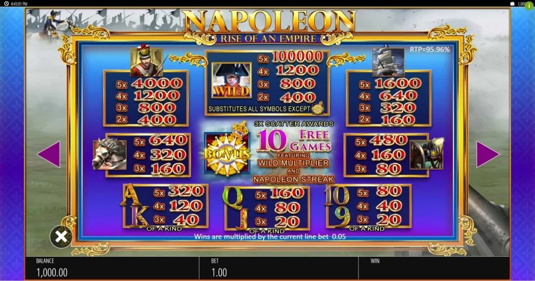 Napoleon Game Slot  1.webp